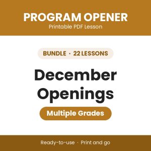 December Openings - BUNDLE (22)