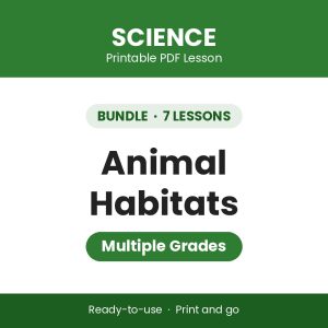 Animal Habitats - BUNDLE (7 Lessons)