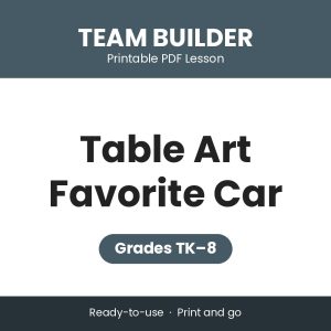 Table Art Favorite Car