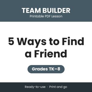 5 Ways to Find a Friend